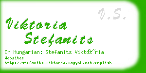 viktoria stefanits business card